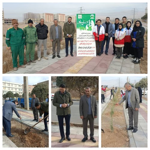 مهستان میزبان پویش درختکاری فاطمی در سایه مادر